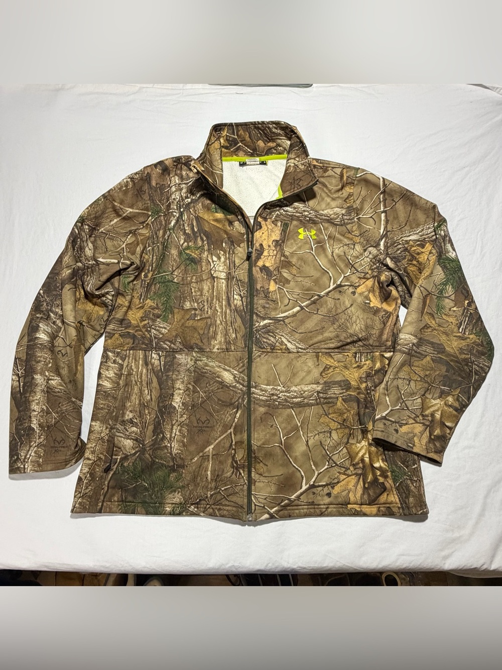 Under Armour Men’s Camo Full-Zip Jacket - Brown/Green